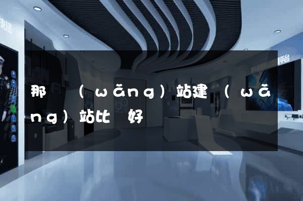 那個網(wǎng)站建網(wǎng)站比較好